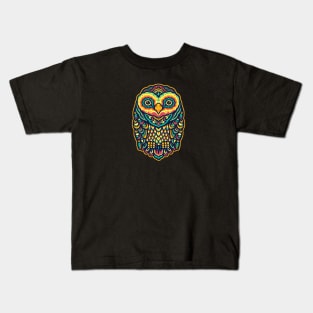 Mandala Owl Kids T-Shirt